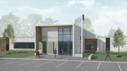 Rendering of the USC Aiken Readiness Center