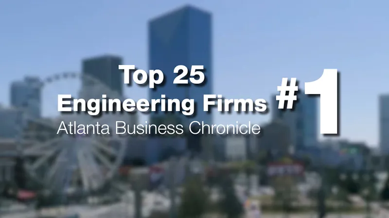 pond ranked #1 engineering firm by atlanta business chronicle