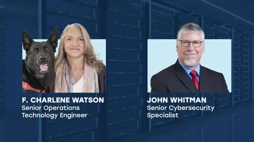 Pond Cybersecurity New Hires F Charlene Watson and John Whitman Headshots