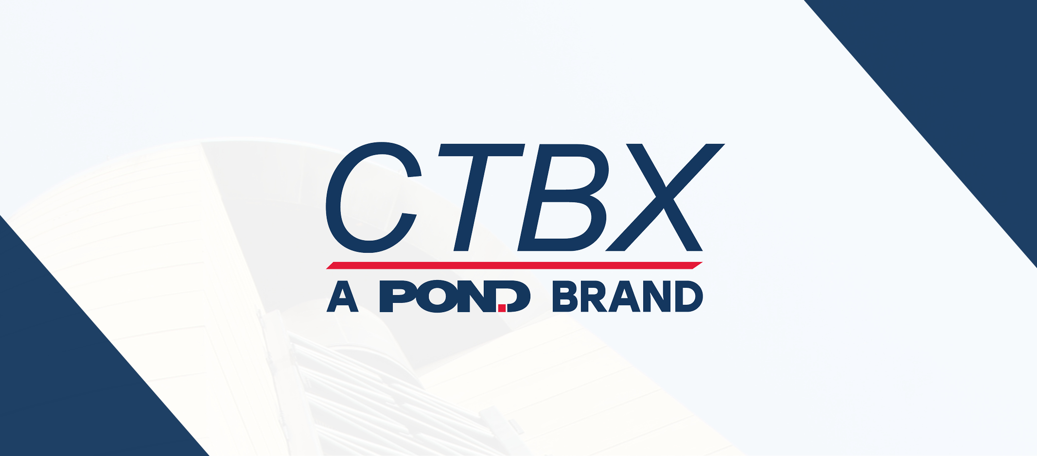 CTBX logo on top of white and blue background