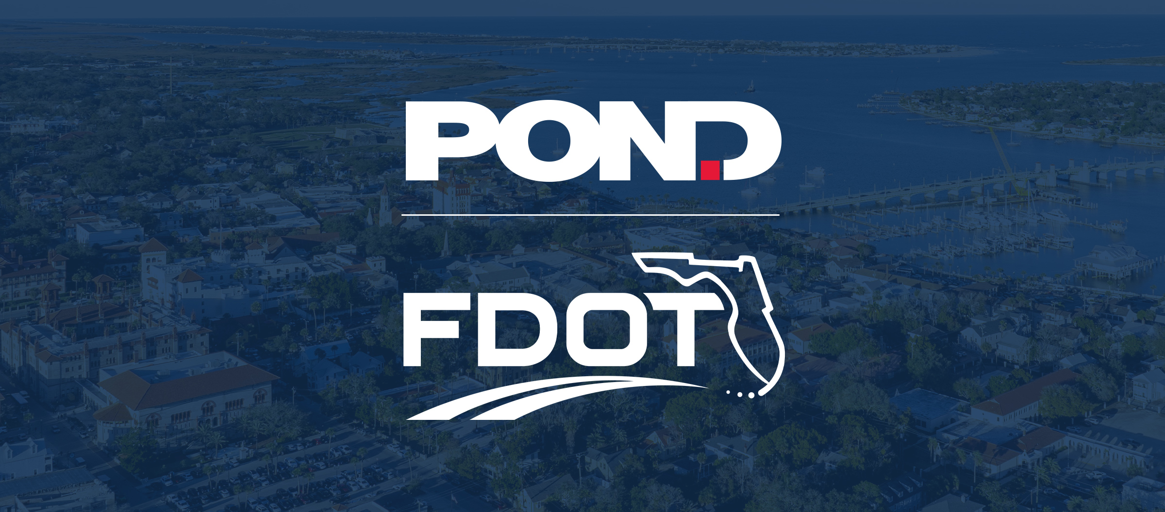 Pond FDOT logos for St Johns County design contract