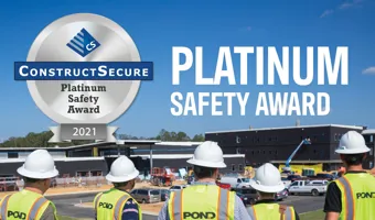 Graphic of ConstructSecure Platinum Safety Award